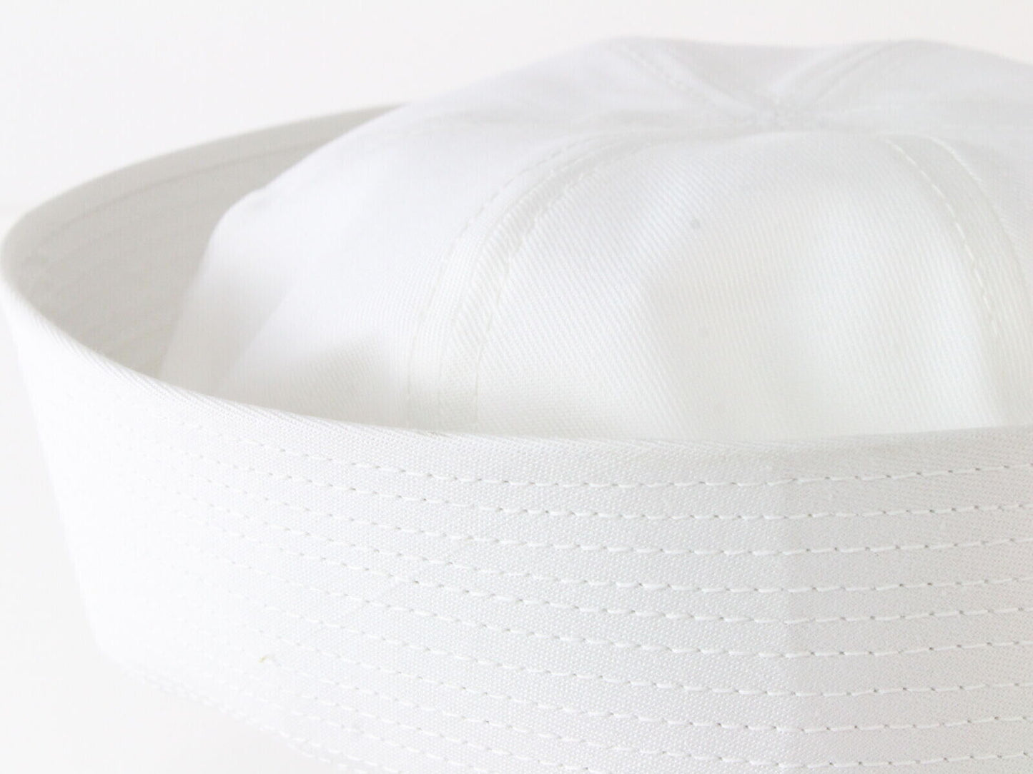 Sailors Hat Mens White 100% Cotton Hat COSTUME PARTY MULTIPLE SIZES