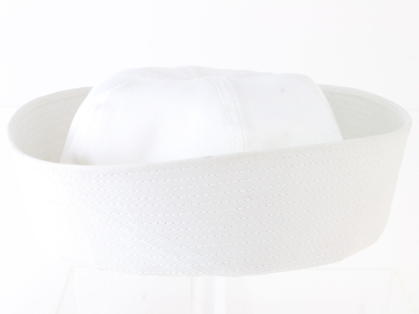 Sailors Hat Mens White 100% Cotton Hat COSTUME PARTY MULTIPLE SIZES