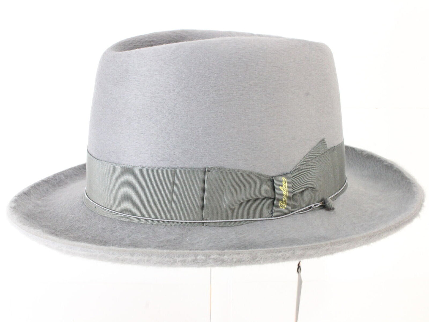 Borsalino Alessandria Top Hatters Mens Gray Felt Fedora MULTIPLE SIZES (SHOWN AS EU/UK SIZES)