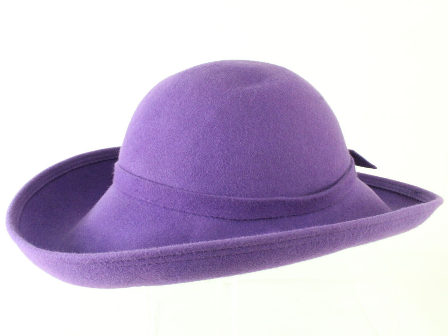 Frank Olive New York Ladies Boutique Purple Felt Hat 7 56cm