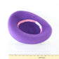 Frank Olive New York Ladies Boutique Purple Felt Hat 7 56cm
