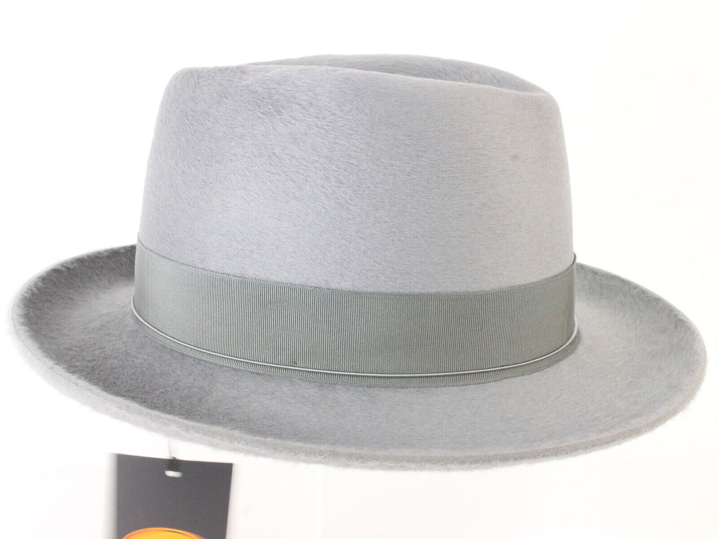 Borsalino Alessandria Top Hatters Mens Gray Felt Fedora MULTIPLE SIZES (SHOWN AS EU/UK SIZES)