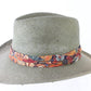 Biltmore Mens Moss Green Straw Western Hat W/ Fall Leaves Band L/XL