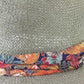 Biltmore Mens Moss Green Straw Western Hat W/ Fall Leaves Band L/XL