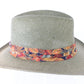 Biltmore Mens Moss Green Straw Western Hat W/ Fall Leaves Band L/XL