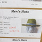 Biltmore Mens Moss Green Straw Western Hat W/ Fall Leaves Band L/XL