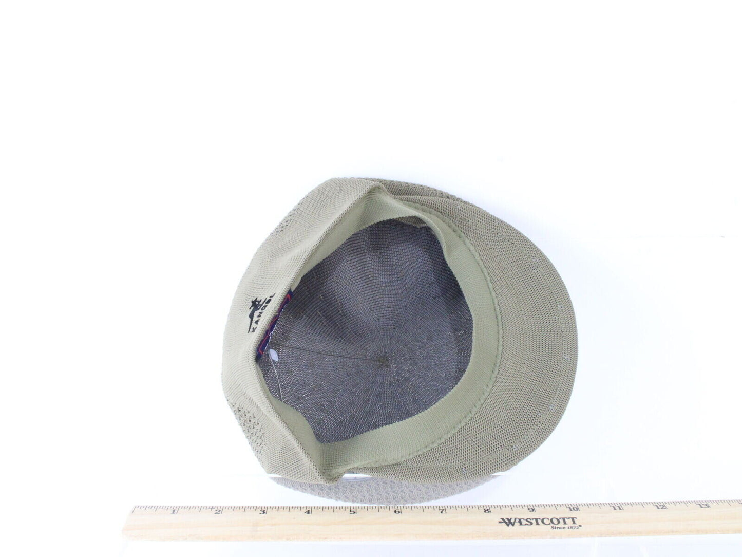 Kangol Newsboy Mens Olive Green Ivy Cap TROPIC VENTAIR HAT SIZE: S