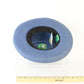 Biltmore Mens Como Blue Straw Hat W/ Purple And Green Band S/M