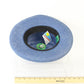 Biltmore Mens Como Blue Straw Western Hat W/ Blue And White Band S/M