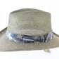 Biltmore Mens Moss Green Straw Cowboy Hat W/ Teal And Gold Band L/XL