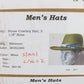 Biltmore Mens Moss Green Straw Cowboy Hat W/ Teal And Gold Band L/XL