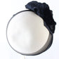 Joe Bill Miller Ladies White And Black Wool Felt Hat W/ Flowers 7 1/8 57cm