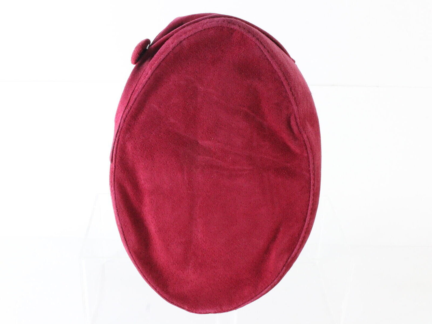 The Look Ladies Pink Genuine Leather Suede Pillbox Cap MULTIPLE SIZES