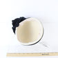 Joe Bill Miller Ladies Black White Boutique Wool Felt Hat W/ Flowers 7 1/8 57cm