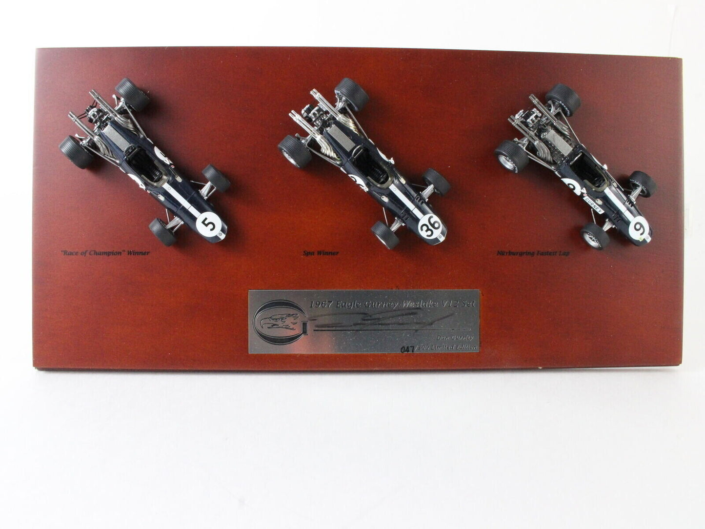 Truescale Miniatures 1/43 1967 Eagle Gurney Weslake V12 Signature Series Set