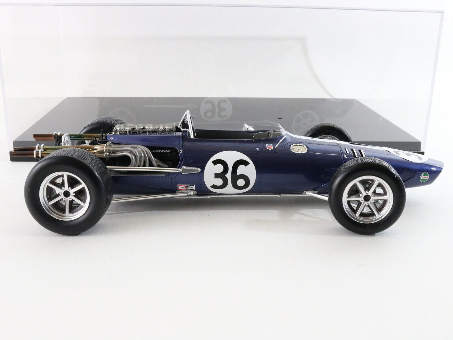 1967 Eagle Dan Gurney Weslake V12 V-12 Signature #36 Automodello 1:12 + Case