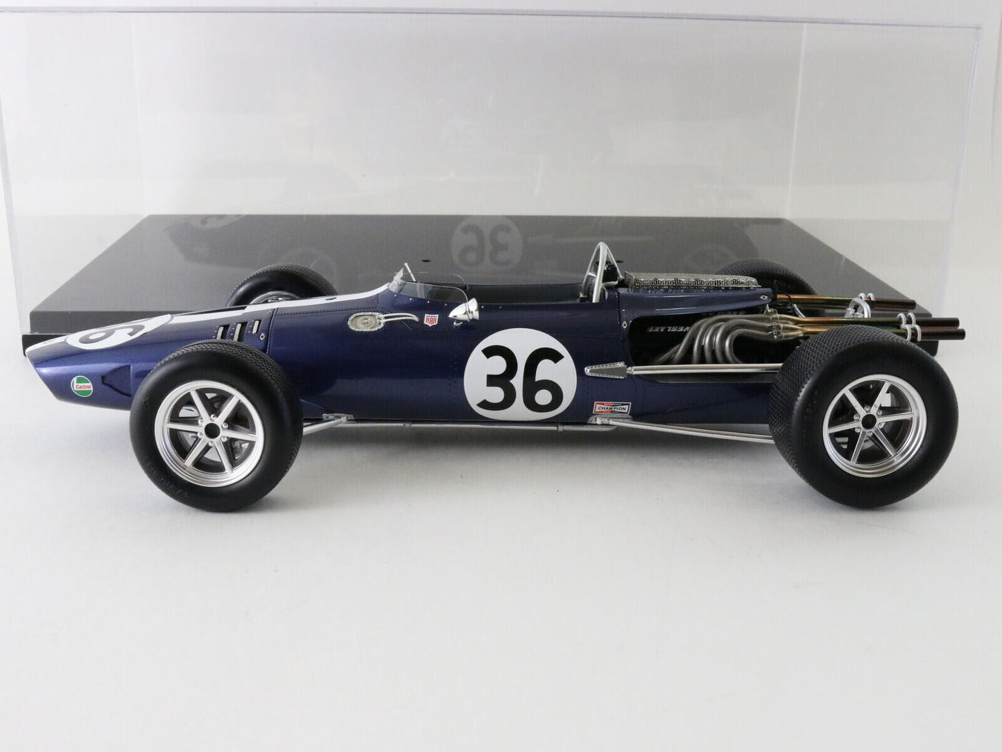 1967 Eagle Dan Gurney Weslake V12 V-12 Signature #36 Automodello 1:12 + Case