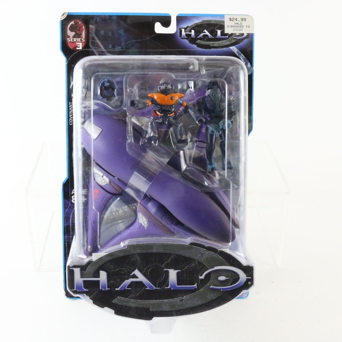 Halo Series 3 Joyride Bungie Covenant Banshee W/ Elite & Grunt 75486a