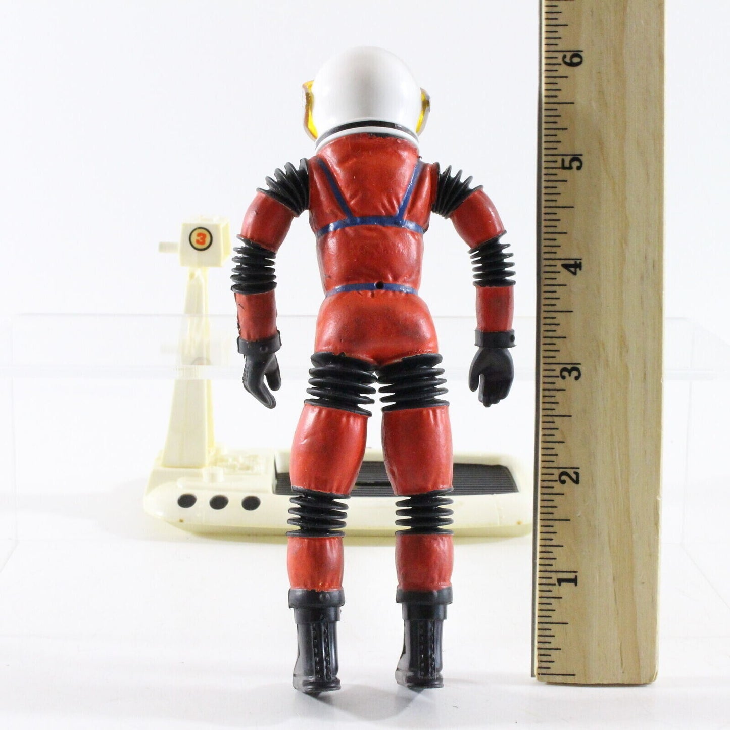 Major Matt Mason Spaceman SGT Storm Mattel Red Suit Figure W/ Space Sled