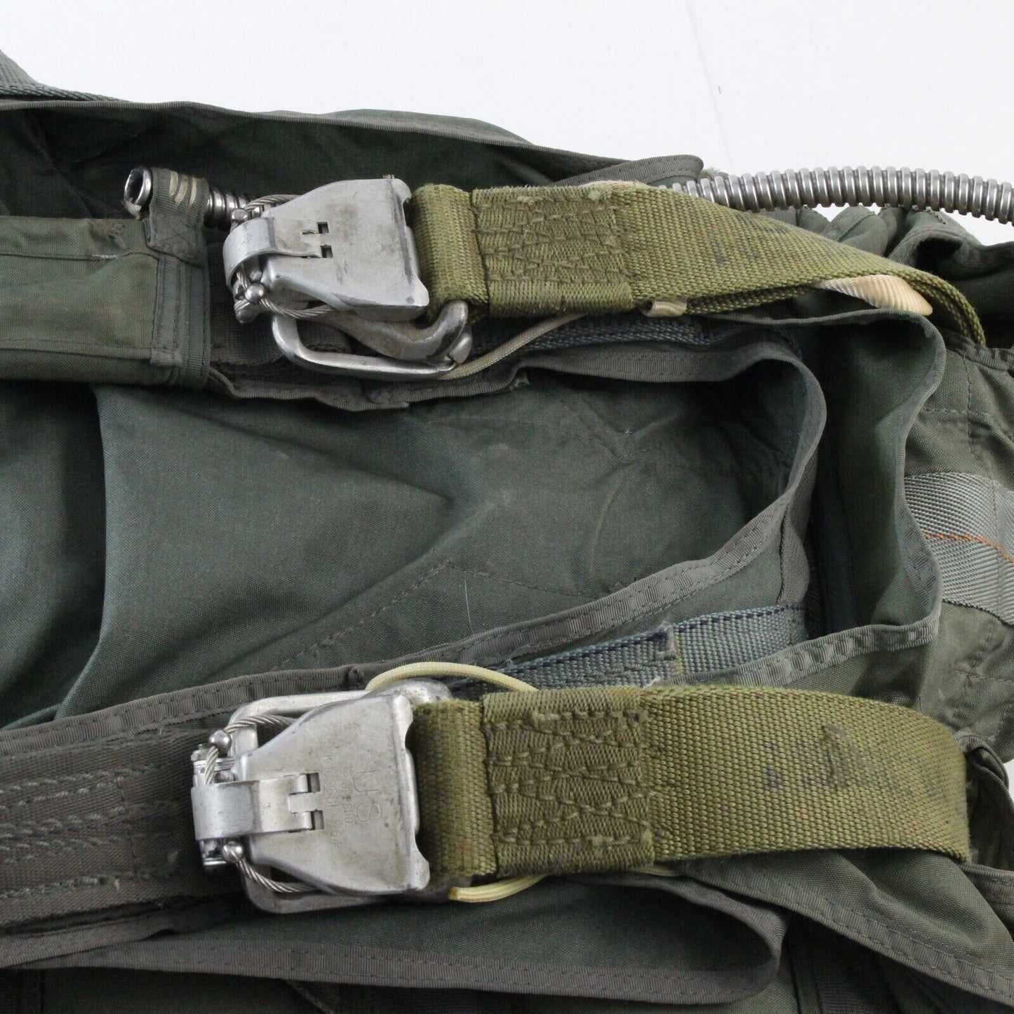 Vietnam Era Parachute Pack Harness W/ Straps & Parachute USAF USGI 1966 Jayval