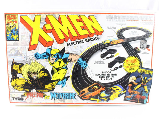 Xmen Toys, Vintage Xmen, X-Men, Tyco Slot Cars, Vintage Slot Cars, HO Slot, Tyco Slots