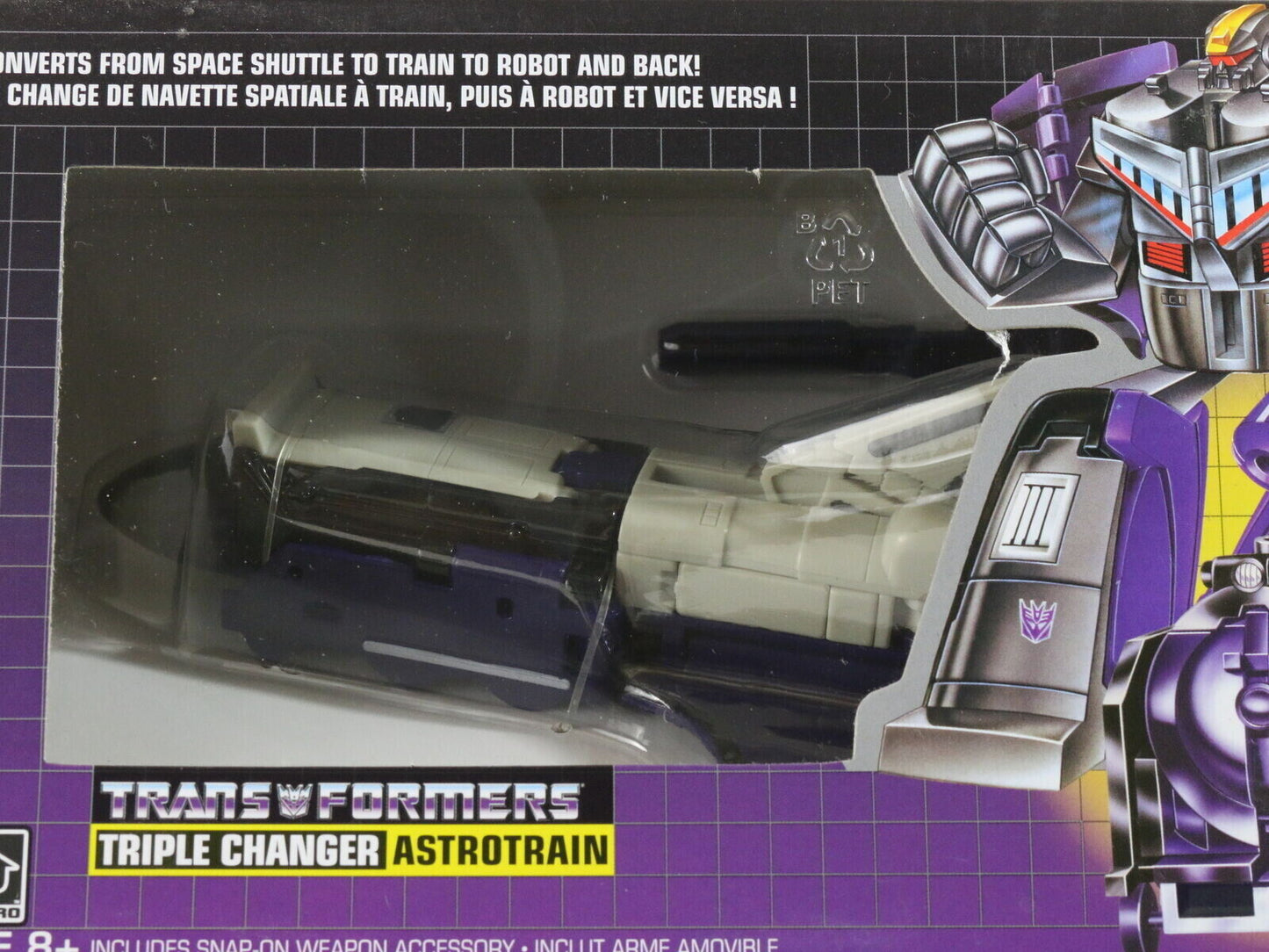 Triple Changer Astrotrain Decepticon Transformers Hasbro Action Figure