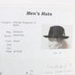 Biltmore Eleganza Raleigh Mens Black Felt Fedora W/ Pin MULTIPLE SIZES