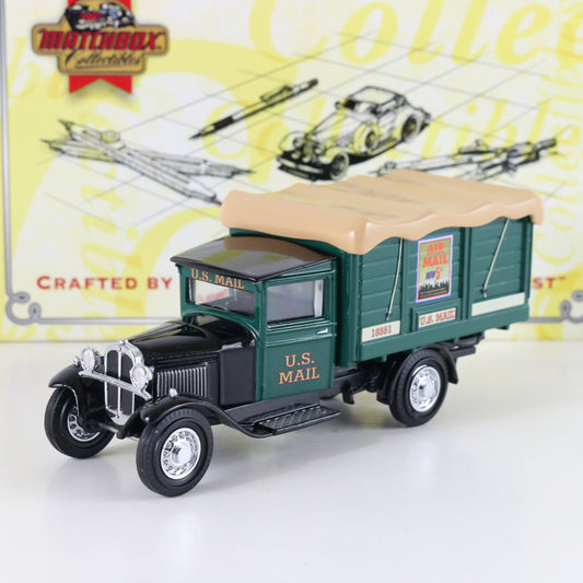 1932 Ford Model Aa Postal Truck Matchbox Depression