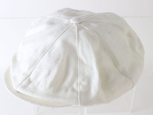 Dobbs Fifth Avenue Mens White Linen Touring Cap Ivy Newsboy Style MULTIPLE SIZES