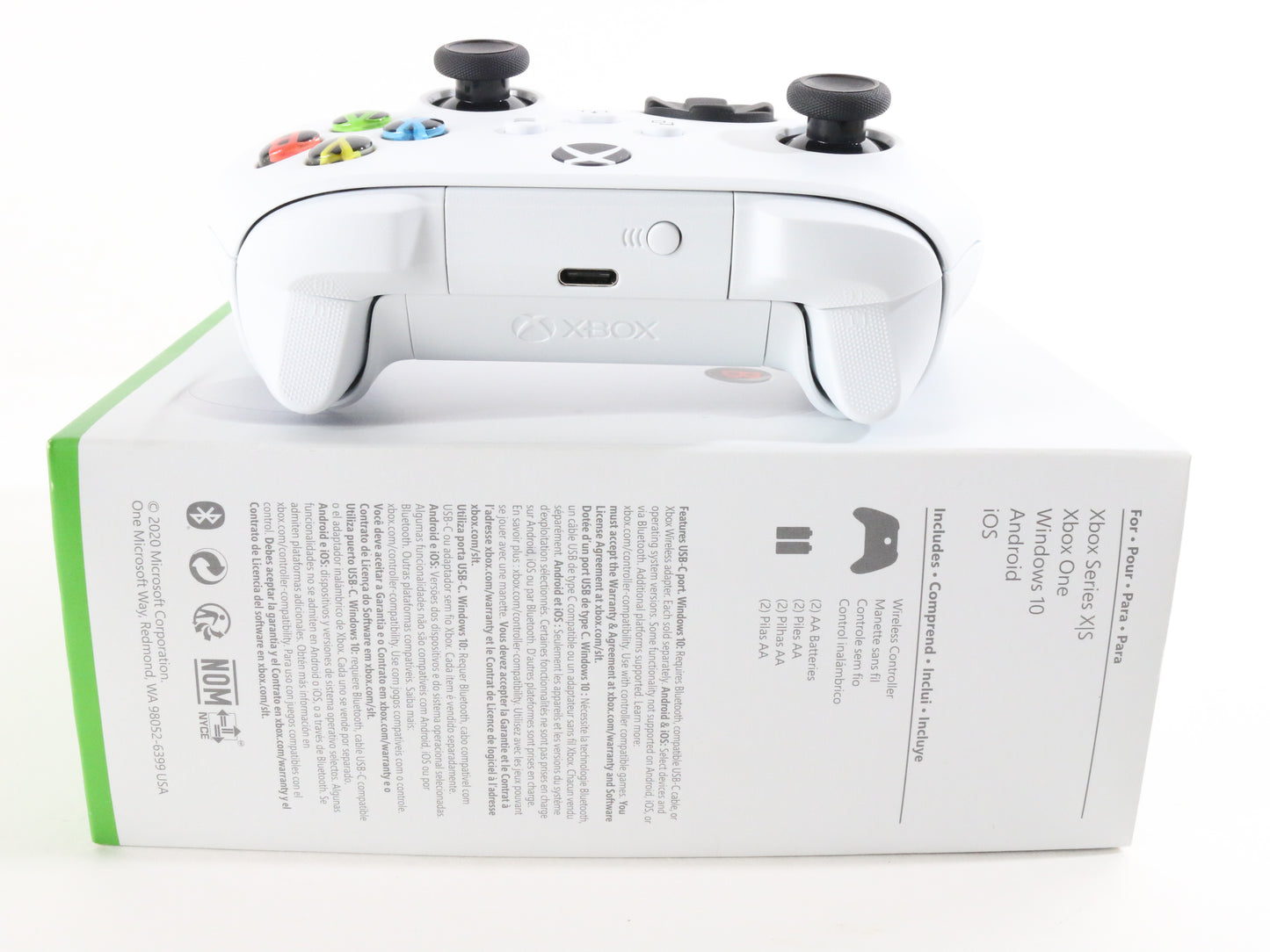 Robot White & Black XBOX One Wireless Controller Microsoft Model 1914