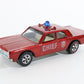 Hot Wheels Redline Plymouth Fury Fire Dept Chief Cruiser Mattel 1968 USA NICE!