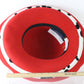 Oscar De La Renta Millinery Ladies Boutique Red Dalmation Print Hat 7 56cm