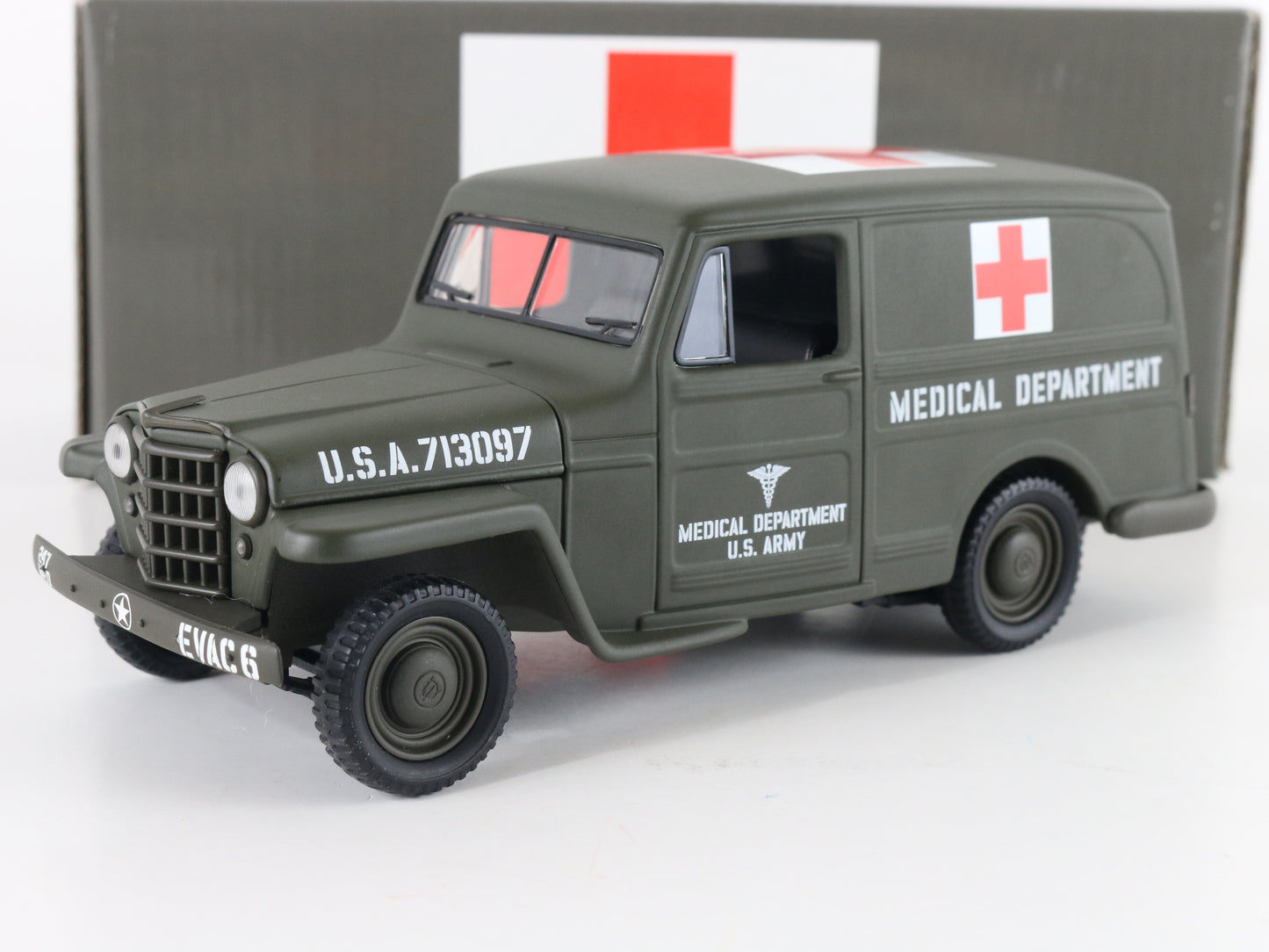 1953 Willys 1/2 Ton 4x4 US Army Ambulance Eastwood Liberty Model