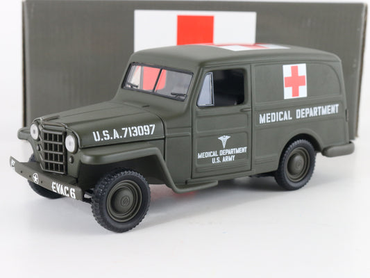 1953 Willys 1/2 Ton 4x4 US Army Ambulance Eastwood Liberty Model