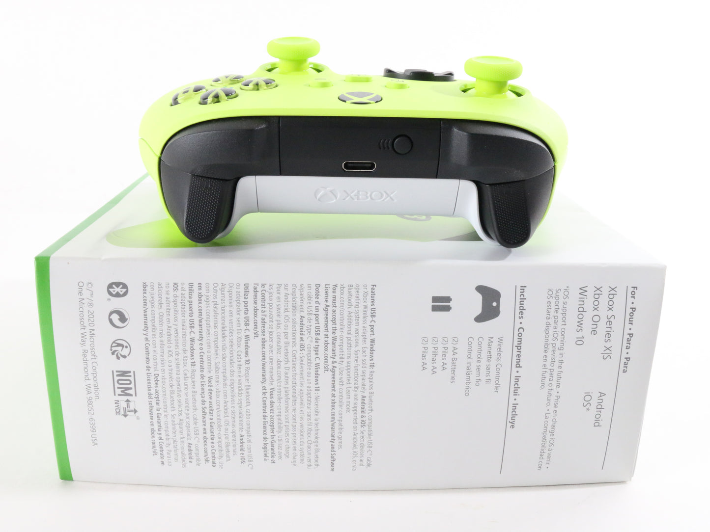 Electric Volt Light Green XBOX One Wireless Controller Model 1914