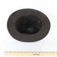 Pendleton Mens Classic Brown Wool Felt Fedora W/ Bow Band XL