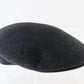 Brooks Mens Charcoal Gray Tweed Felt Devon Hat Sport Newsboy Cap MULTIPLE SIZES