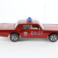Hot Wheels Redline Plymouth Fury Fire Dept Chief Cruiser Mattel 1968 USA NICE!