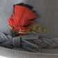 Biltmore Golden Pheasant Velour Mens Sterling Gray Felt Fedora 7 56cm