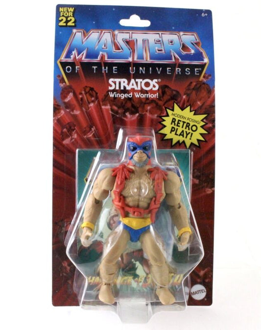 Stratos Winged Warrior MOTU Masters Of The Universe Mattel Retro 2022