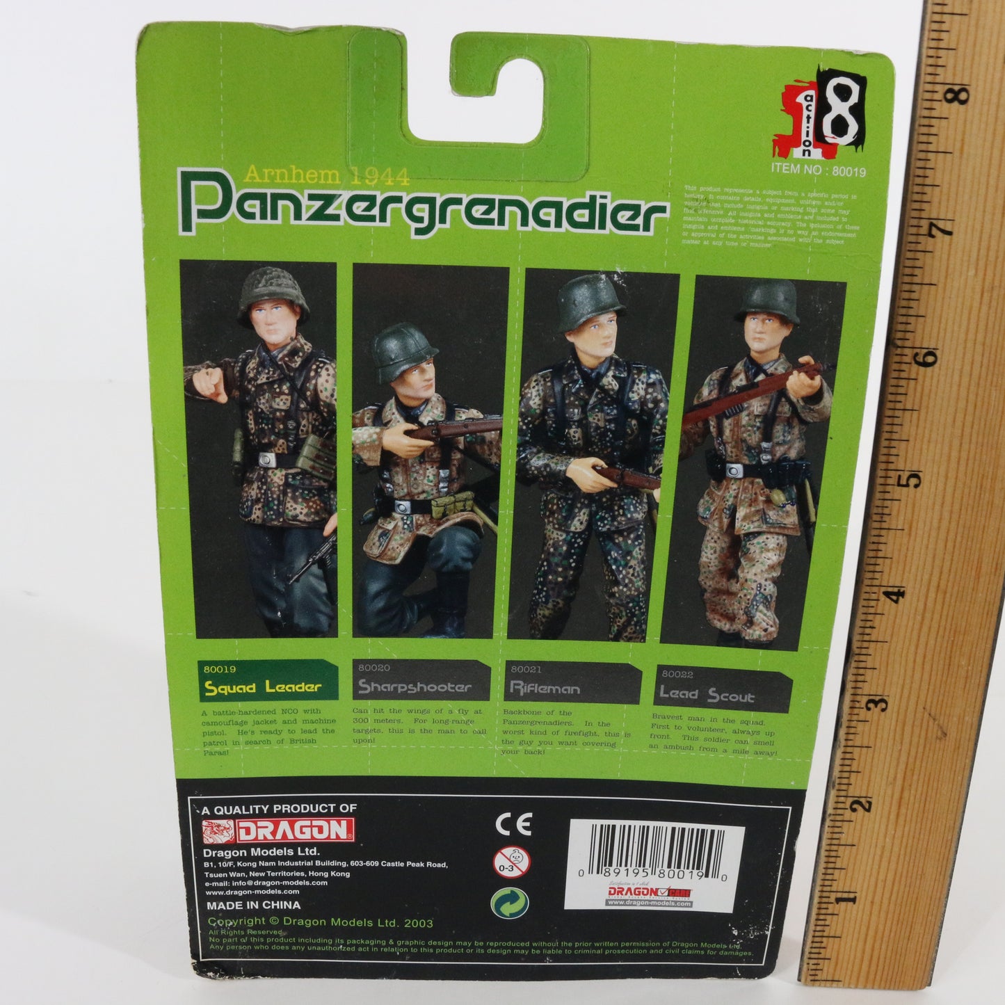 Squad Leader Panzergrenadier WWII Arnhem 1944 Action 18 1:18 Dragon 80019