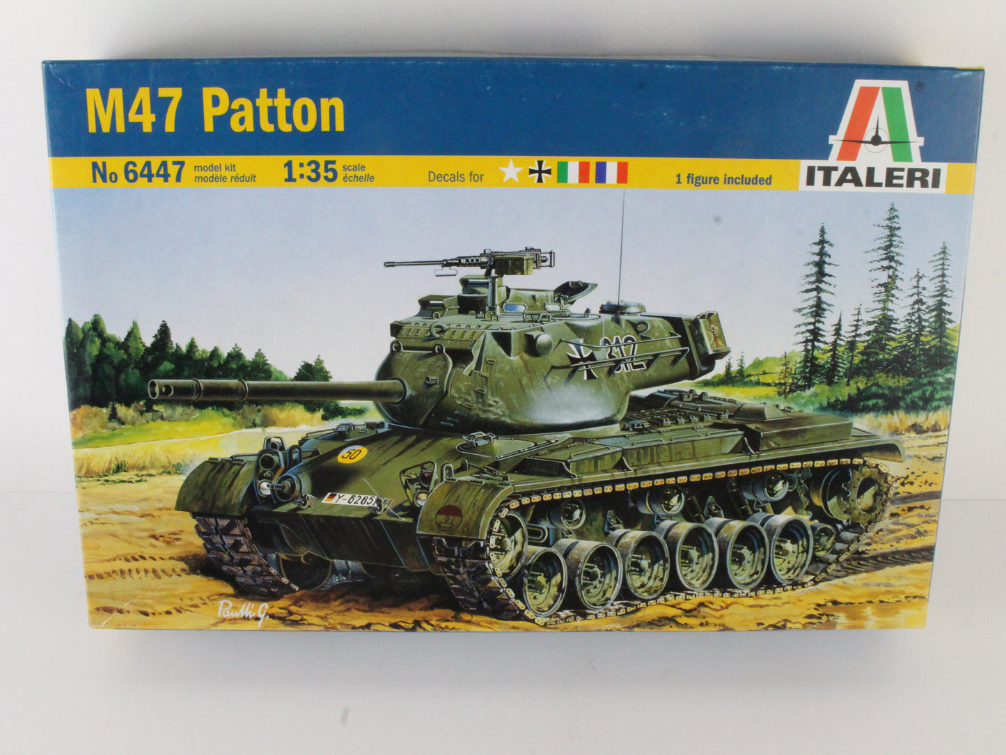 M47 Patton Tank Italeri 1:35 Model Kit 6447