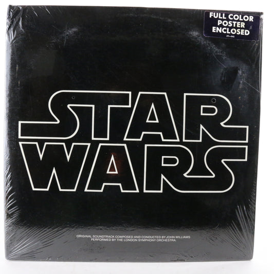 Star Wars LP A New Hope Sountrack John Williams 1977 33 Rpm W/ Poster Sealed