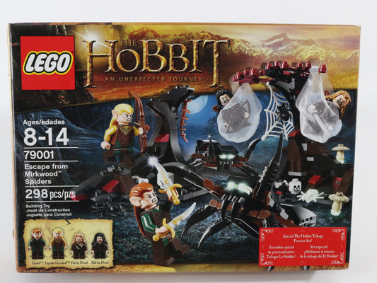 Lego Hobbit Escape From Mirkwood Spiders Built Set 79001 W/ Box & Instructions