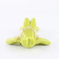 Vintage Pixie Reclining In Green Suit W/ Hat Ceramic 5.5 In