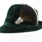 Biltmore Top Hatter Golden Pheasant Velour Mens Green Austrian Hat 6 7/8 55cm