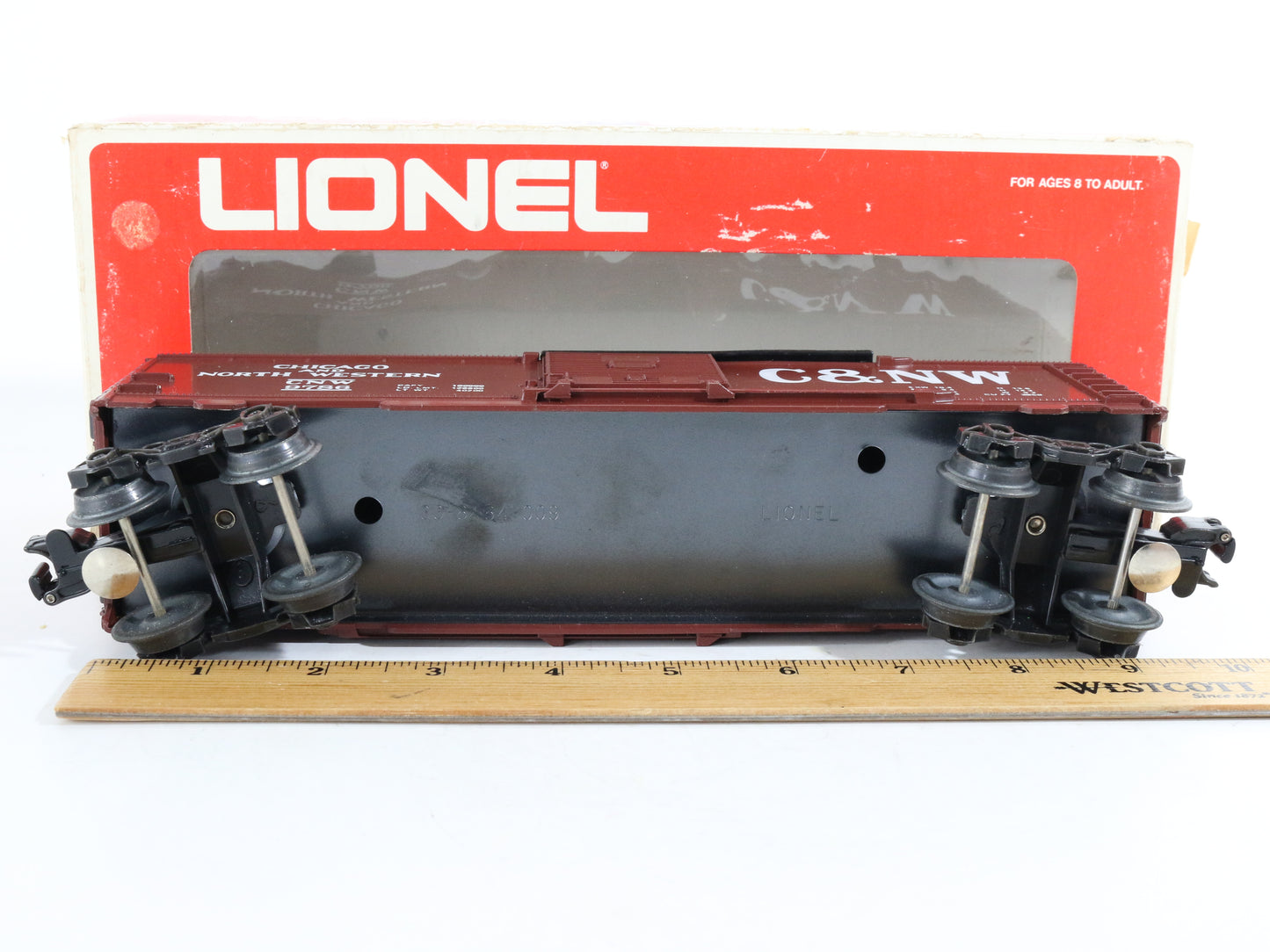 Lionel O 6-9786 Chicago North Western CNW Brown Single Door Boxcar