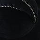 George Zamaul Vintage Ladies Fancy Hat Couture Black Felt W/ Rhinestones 7 56cm
