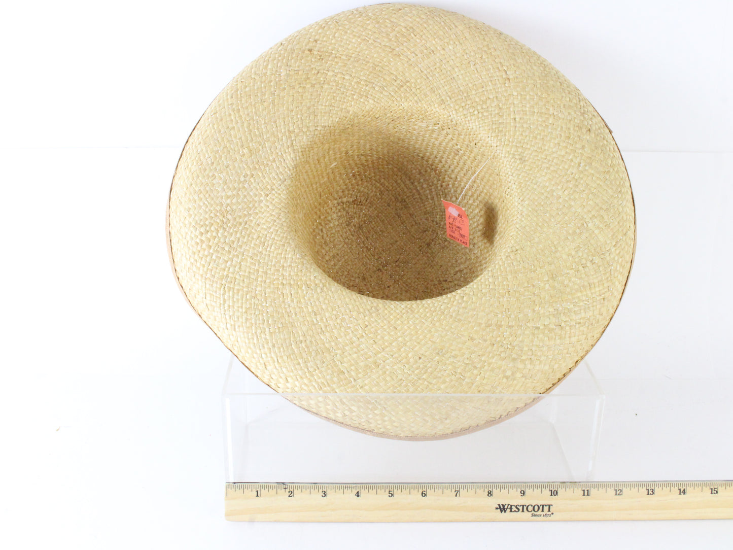 Peralta Place Ladies Natural Straw Summer Hat W/ Tan Band MULTIPLE SIZES