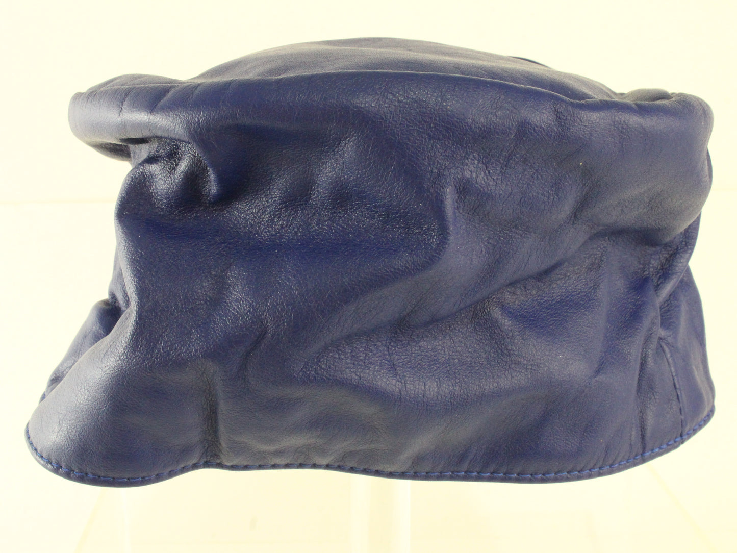 Winfield Cover Co Ladies Royal Blue Genuine Leather Pillbox Cap MULTIPLE SIZES